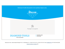 Tablet Screenshot of diacom.be