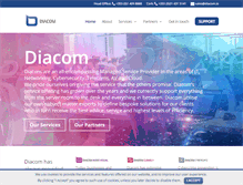 Tablet Screenshot of diacom.ie